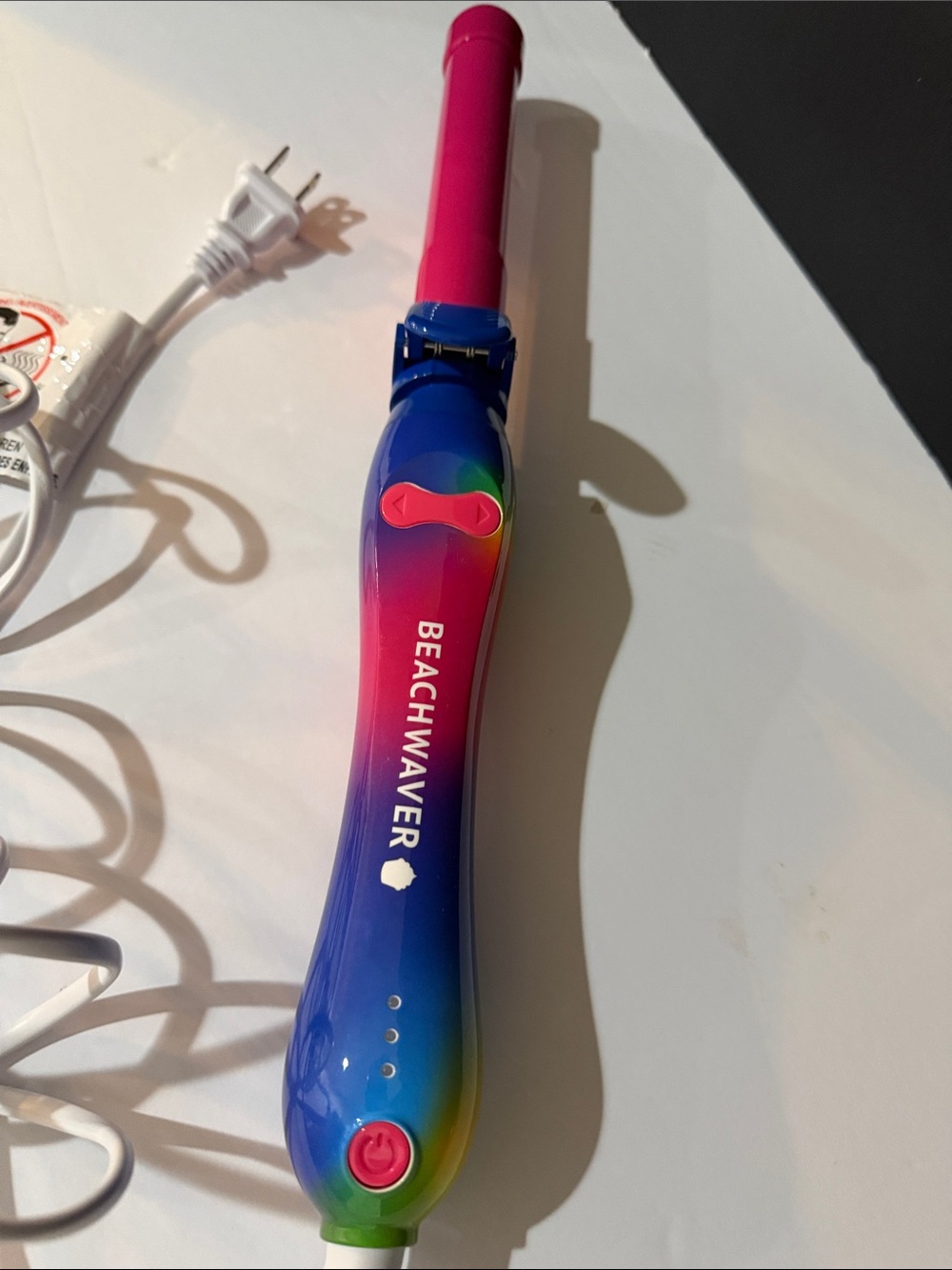 BeachWaver Pink & Multicolor Curling Iron Wand - Styling Tool